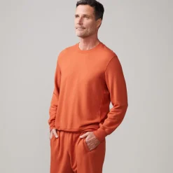 MONROW Lounge Sweatshirt FADEDRUST Flash Sale